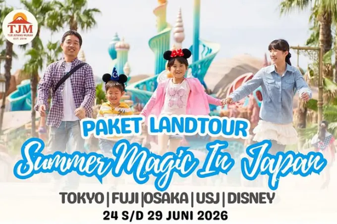 Liburan Jepang + Theme Park? Ini Alasan Summer Holiday Japan 2026 Wajib Masuk Wishlist!